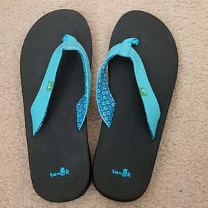 Brand New *sanuk* Flip Flops